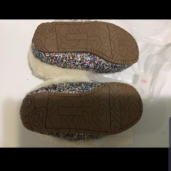 Nwt Cat & Jack sparkle moccasins - Picture 4 of 5